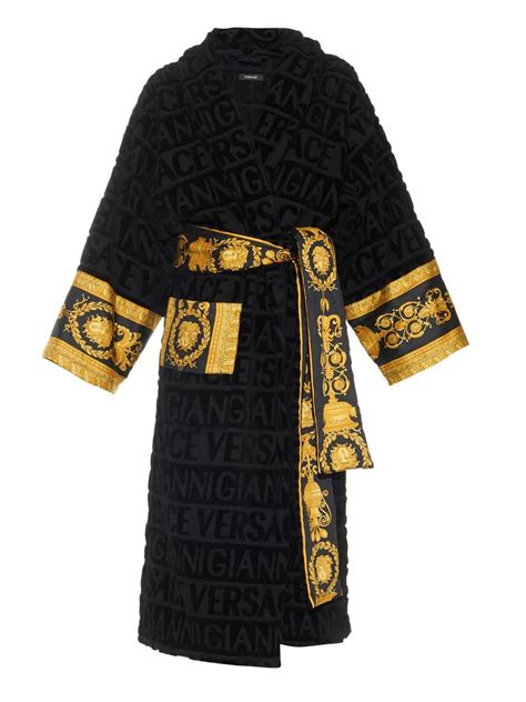 Versace style dressing gown